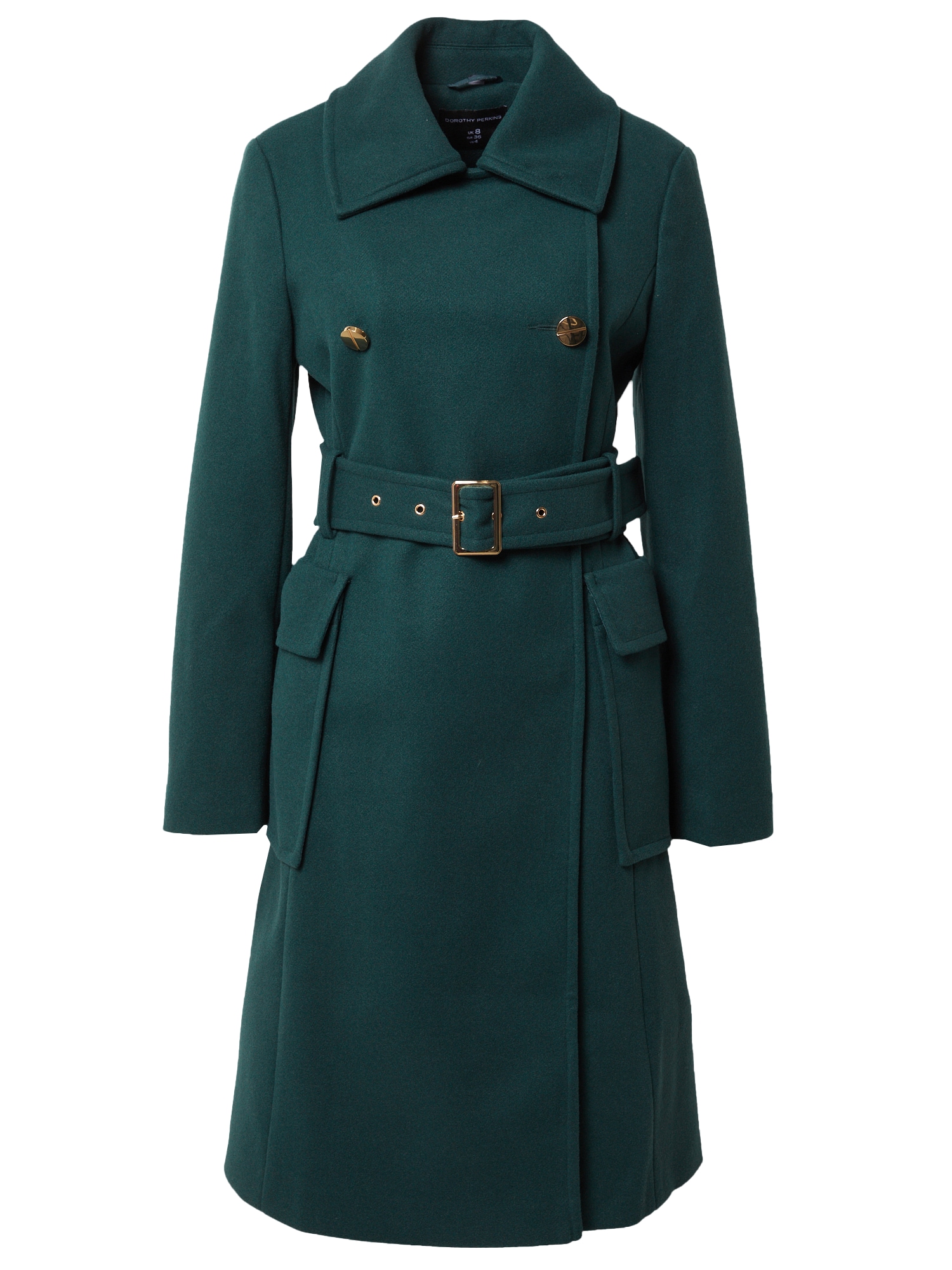 Prechodný kabát smaragdová Dorothy Perkins