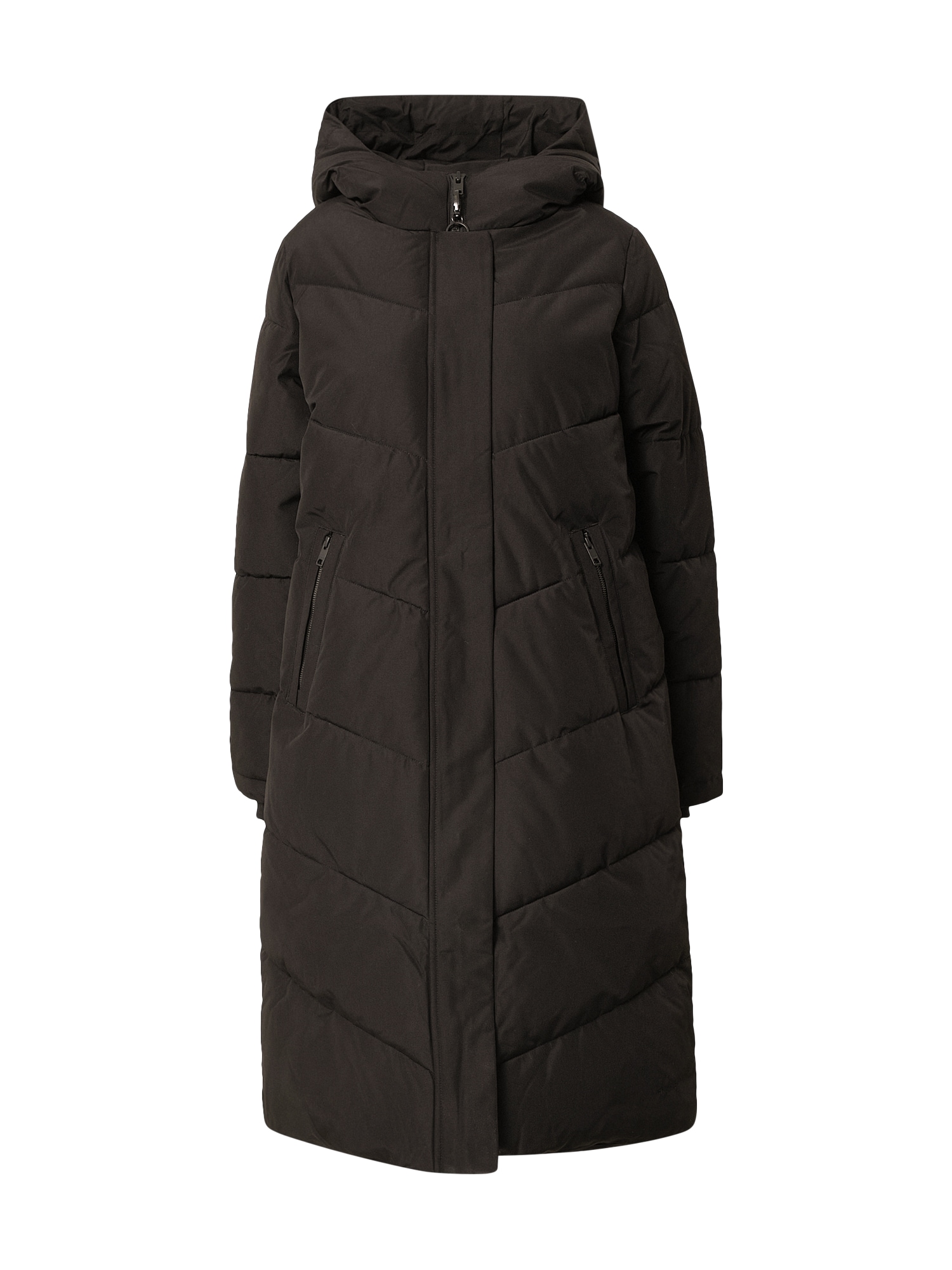 Zimný kabát Naemi čierna elvine