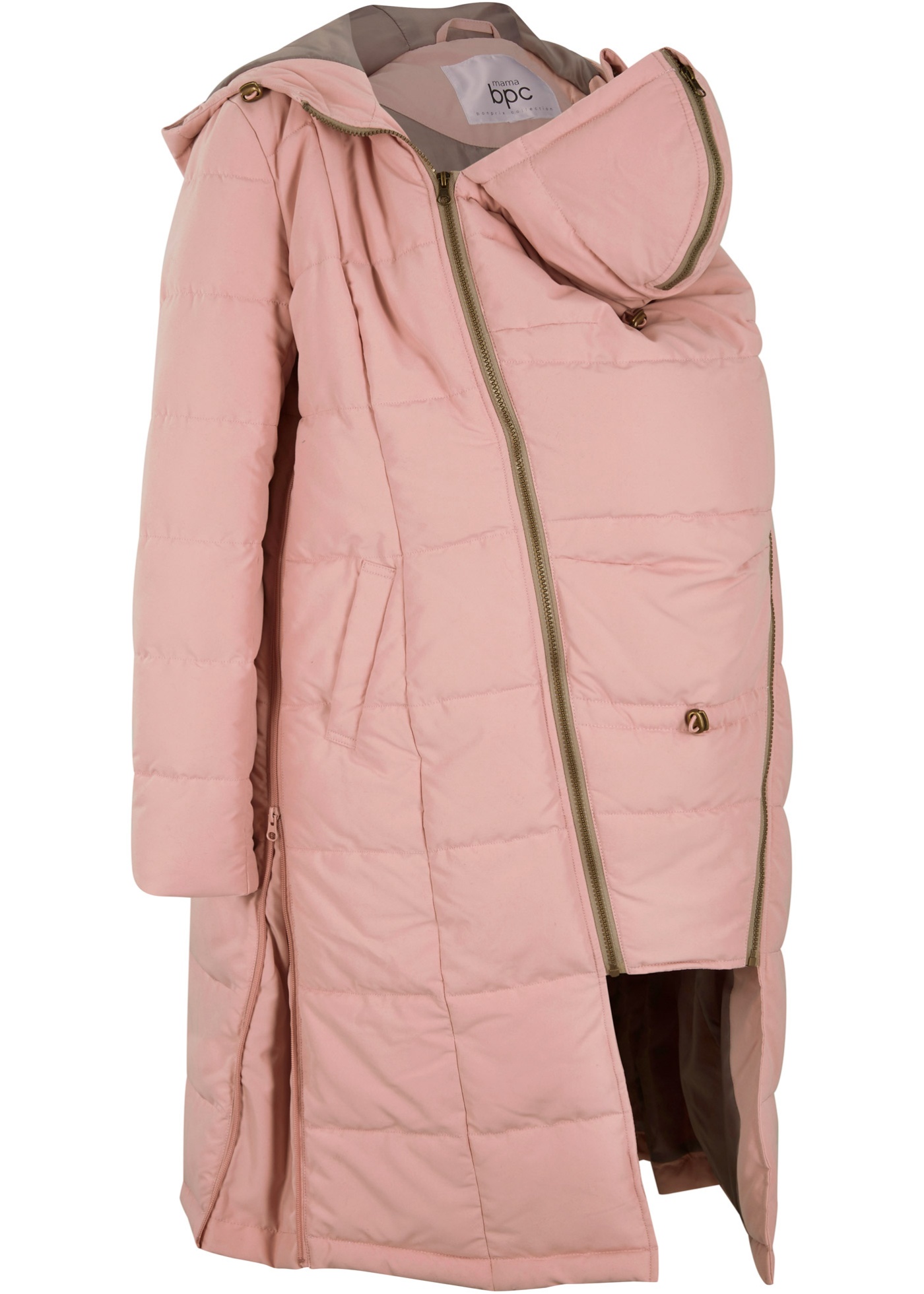 Materský kabát na nosenie detí, s recyklovaným polyesterom