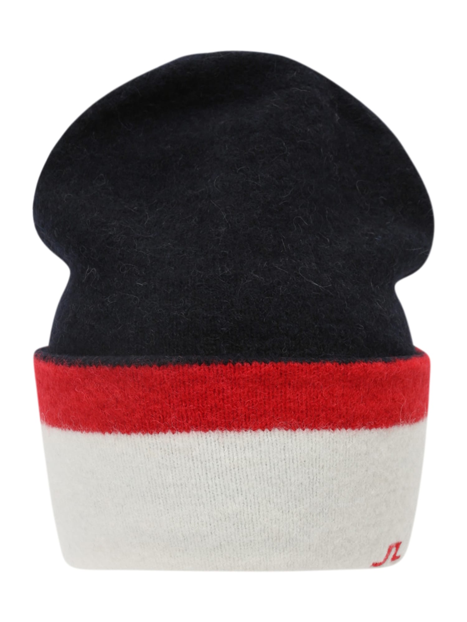 Športová čiapka Teela námornícka modrá červená prírodná biela J.Lindeberg