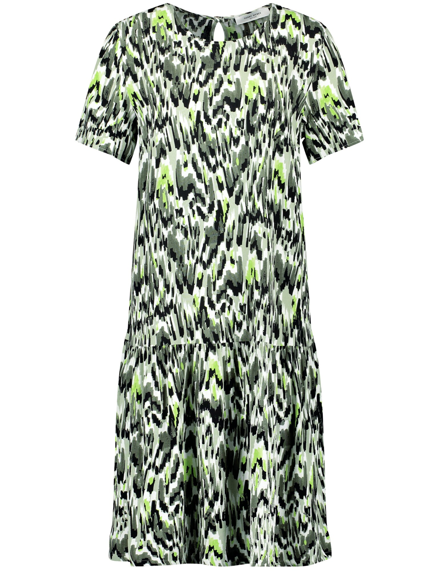 Šaty zelená svetlozelená čierna biela GERRY WEBER