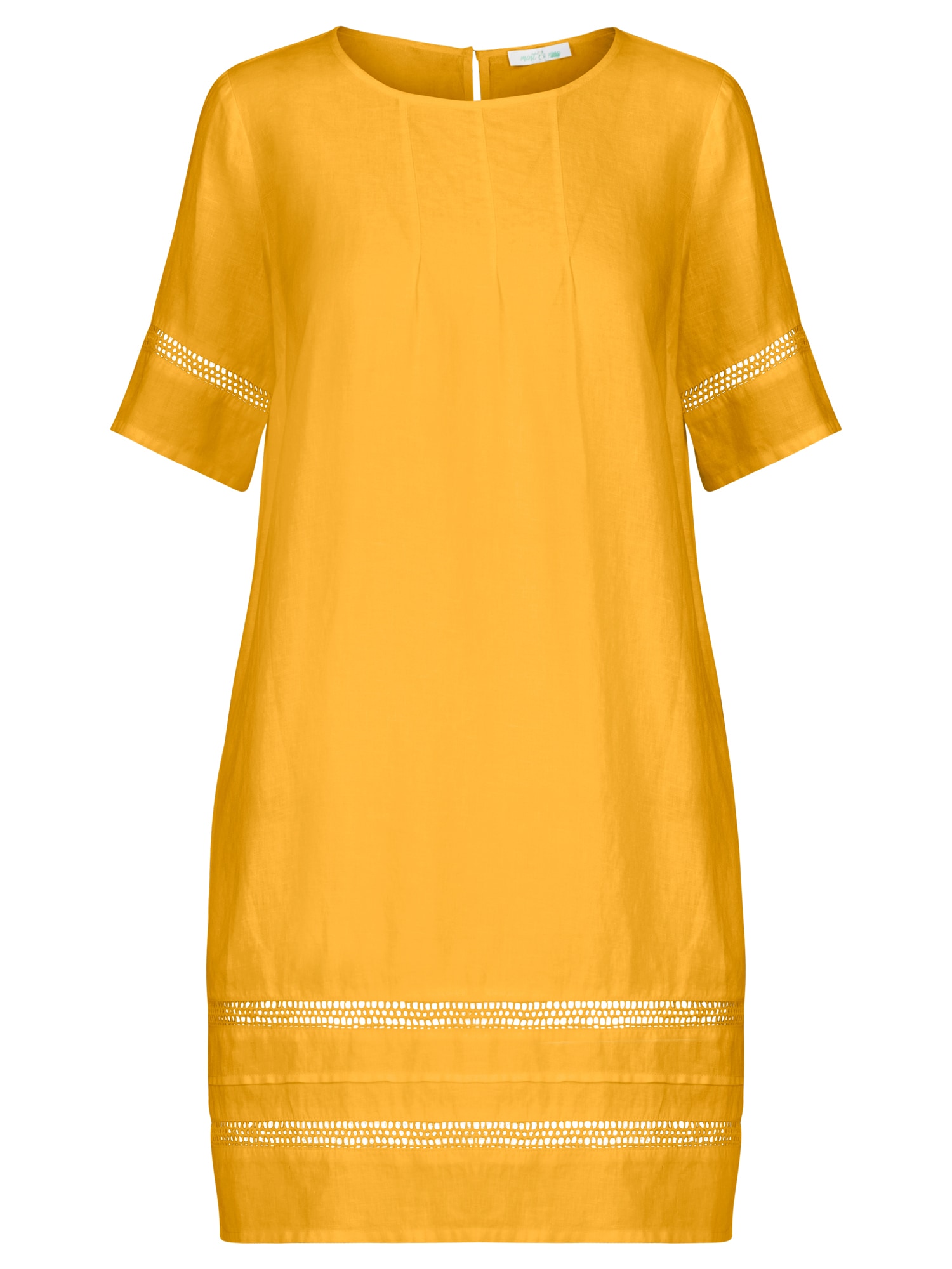 Letné šaty zlatá žltá mint mia