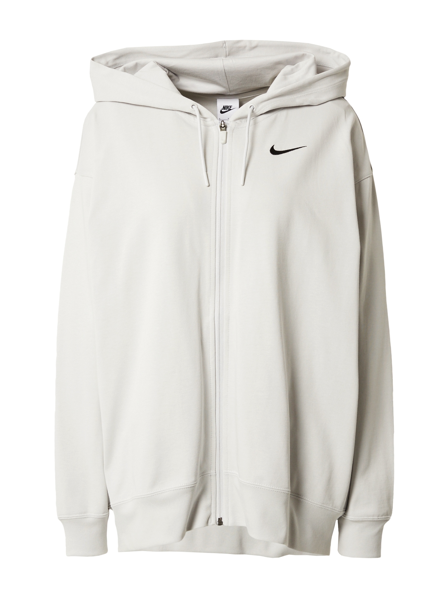 Tepláková bunda svetlosivá Nike Sportswear