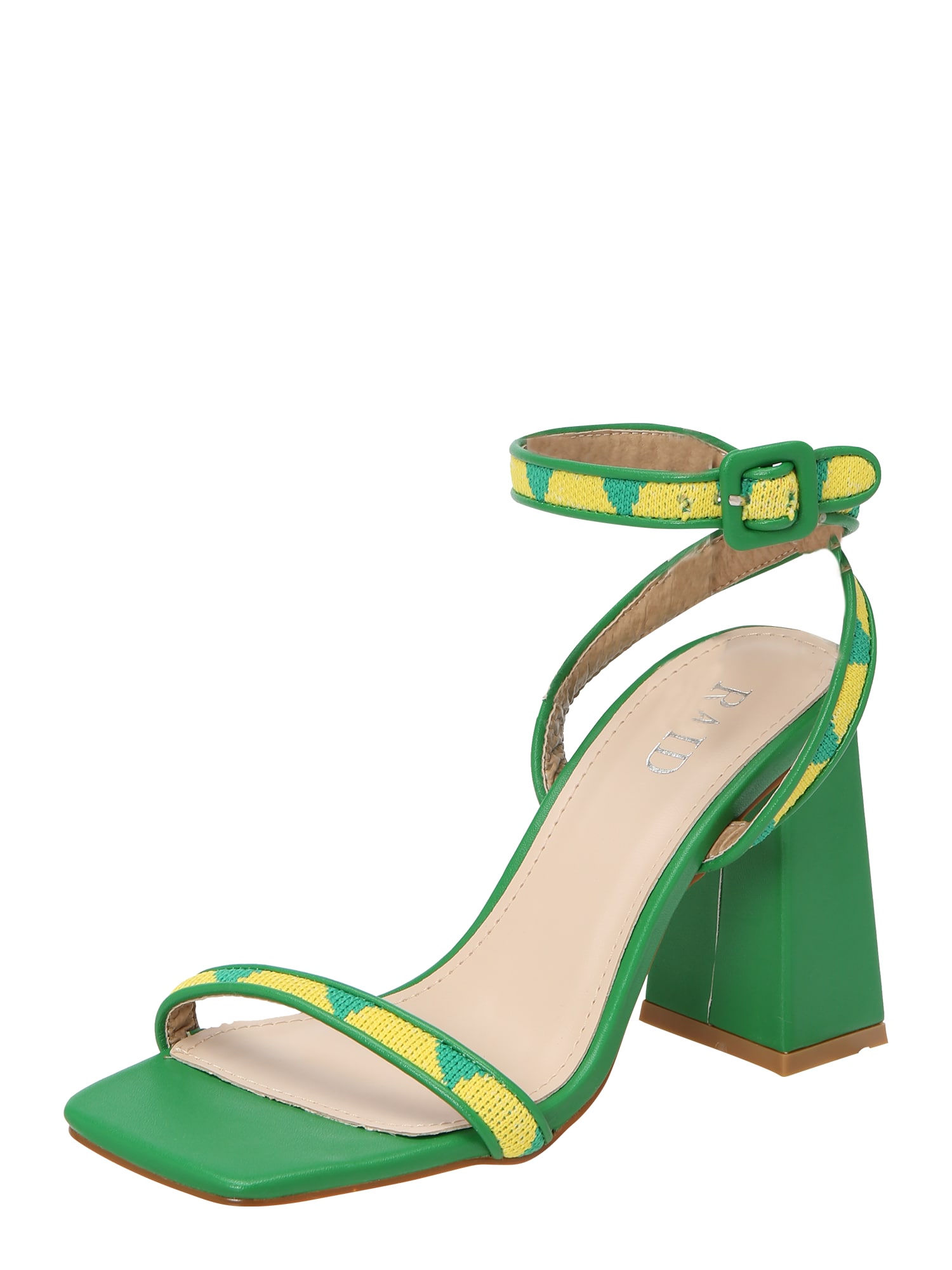 Remienkové sandále NINO žltá trávovo zelená Raid
