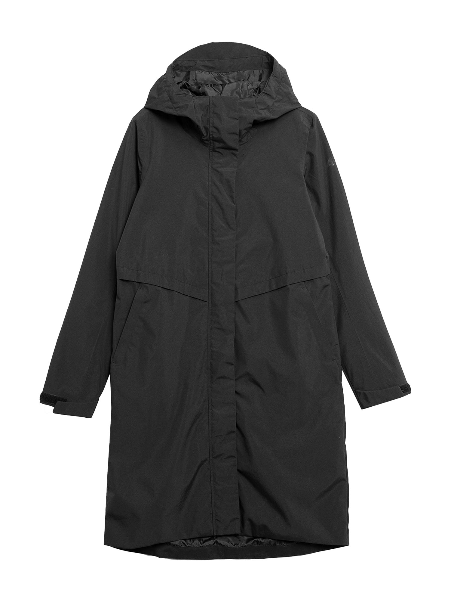 Outdoorový kabát čierna 4F